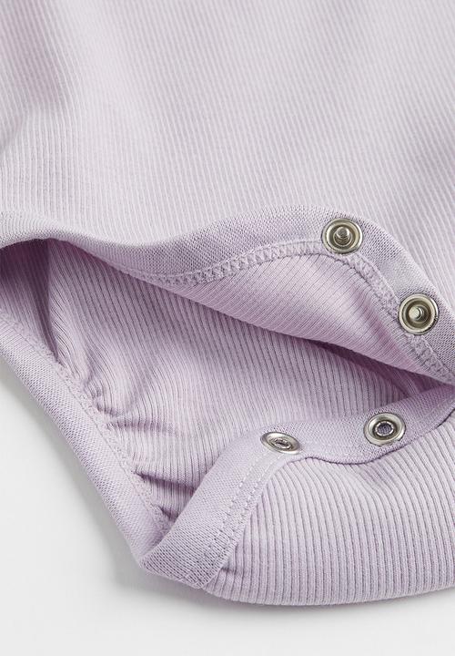 H&M - Ribbed cotton set - light purple