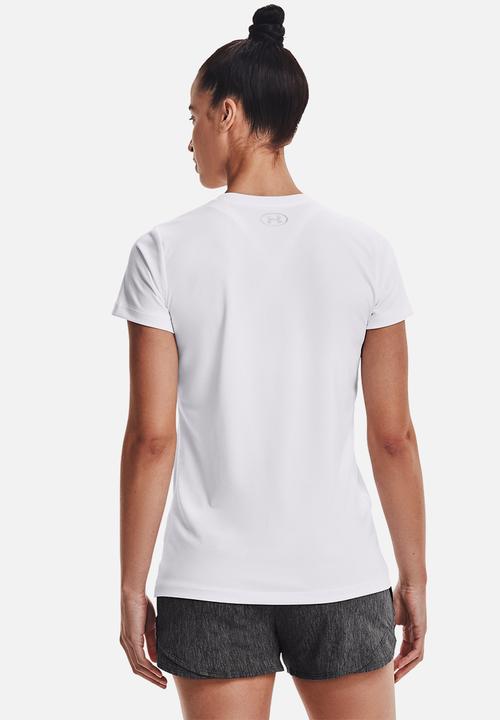 Under Armour - Tech ssv solid - white & metallic silver