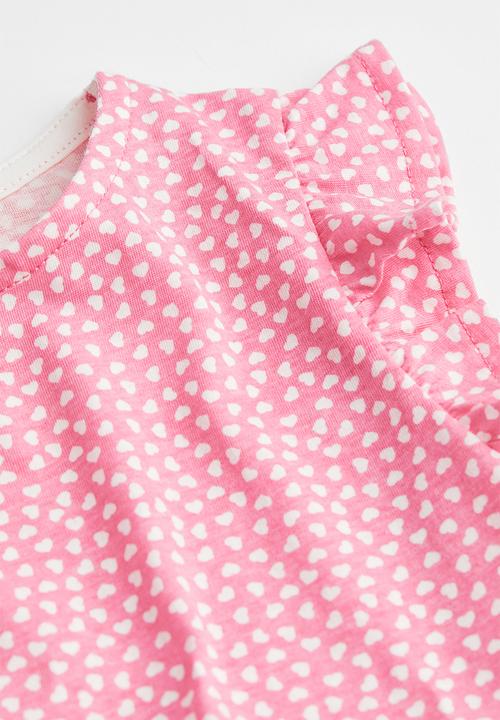 H&M - Patterned dress - pink hearts