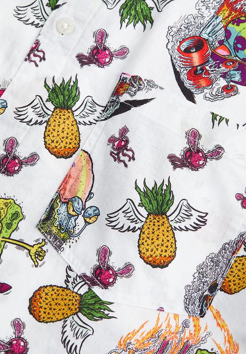H&M - Short-sleeved shirt - white spongebob squarepants
