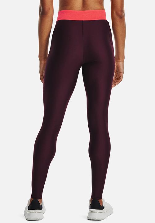 Under Armour - Armour branded wb leg - dark maroon 