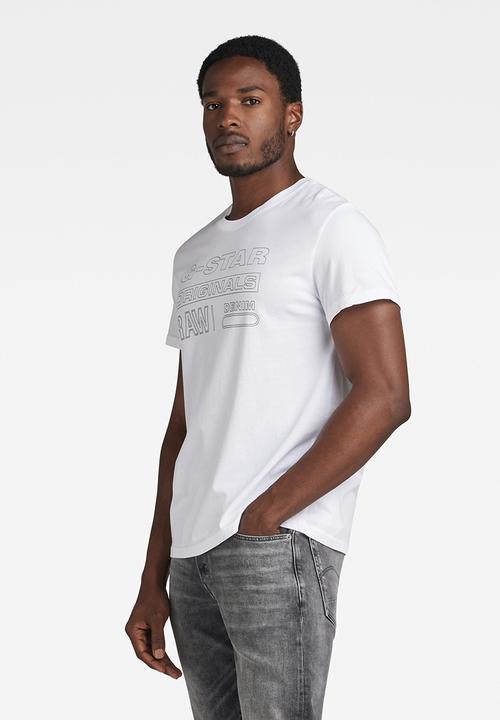 G-STAR - Originals r t - compact jersey - white