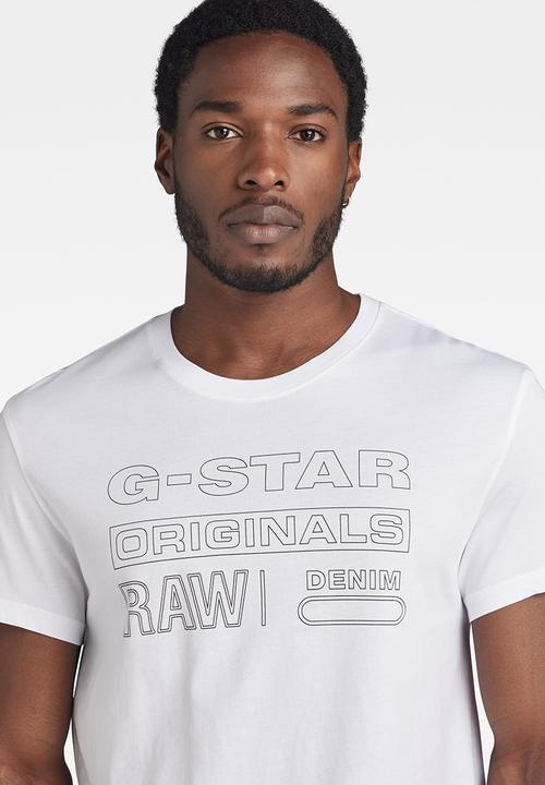 G-STAR - Originals r t - compact jersey - white
