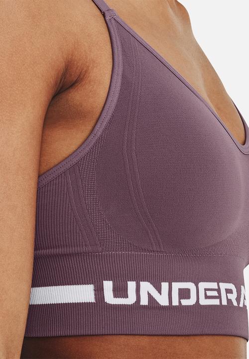 Under Armour - Ua seamless low long bra - misty purple & white