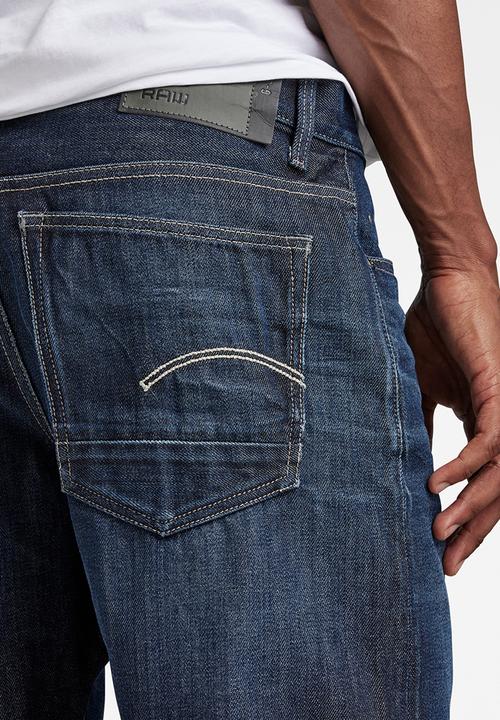 G-STAR - Triple a short - kir denim 2.0 - mid-blue