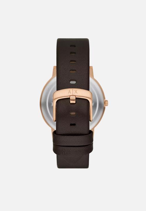 Armani Exchange - Dale - rose gold & brown 