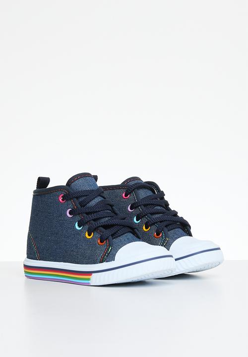 Pierre Cardin - Rainbow sneaker boot - denim blue