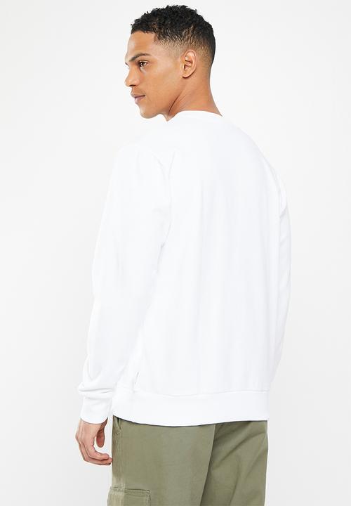 Ben Sherman - Outdoor badges crew sweater - white 