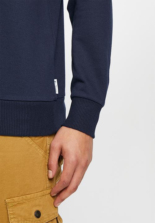 Ben Sherman - Outdoor badges crew sweater - navy 