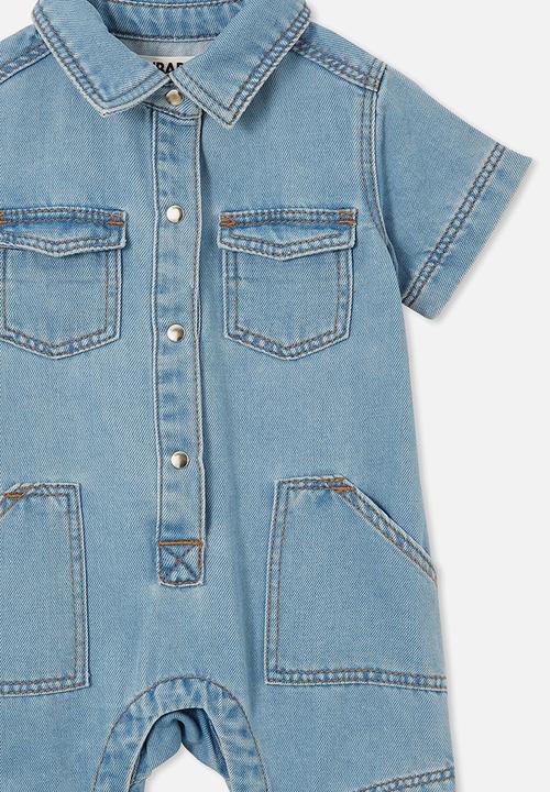 Cotton On - Nancy denim playsuit - byron mid blue