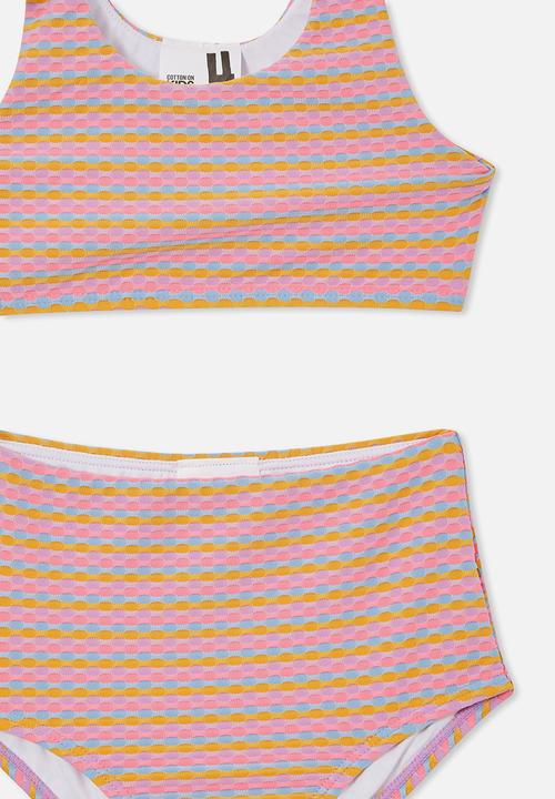 Cotton On - Millie bikini - bubblegum pop/stripe