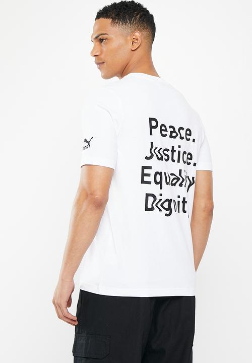 PUMA - Classics graphic tee - white