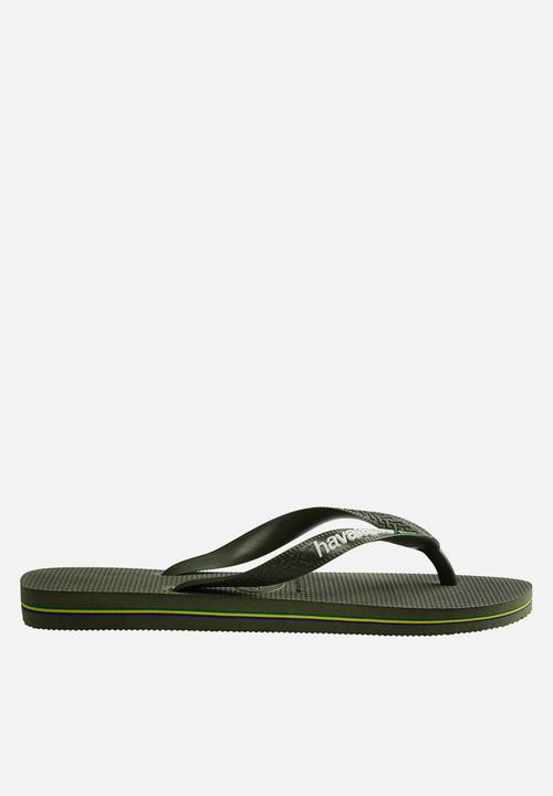 Havaianas - Brazil logo - moss / moss