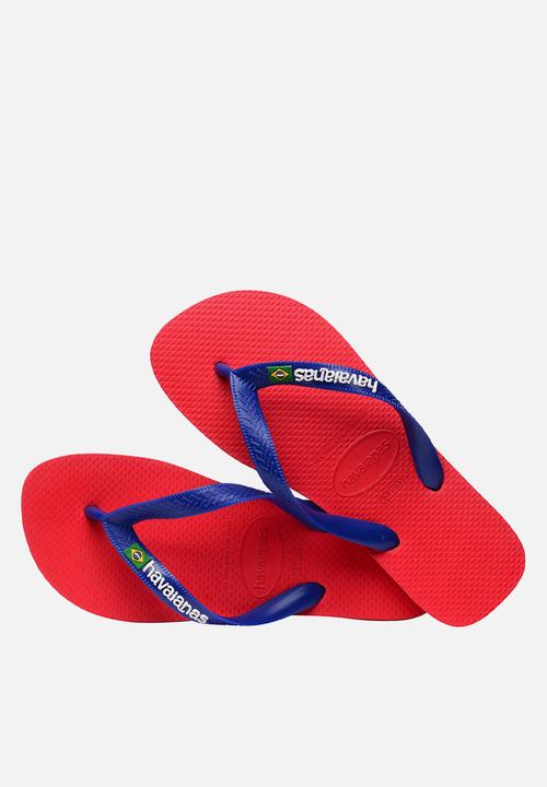 Havaianas - Brazil logo  - ruby red / ruby red