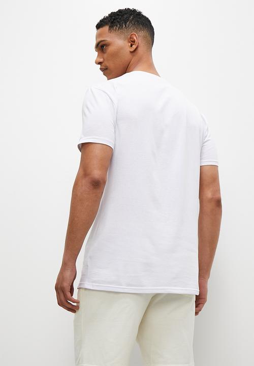 Superbalist - Abstract crew neck tee - white
