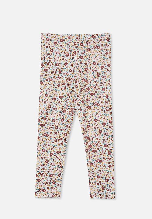 Cotton On - Huggie tights - vanilla/helena ditsy