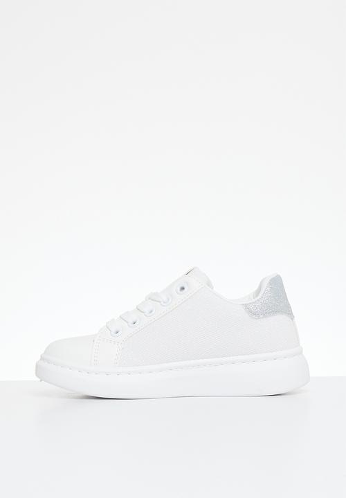 Pierre Cardin - Chloe embellished sneaker - white silver 