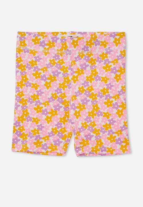 Cotton On - Hailey bike short - vanilla/ditsy floral