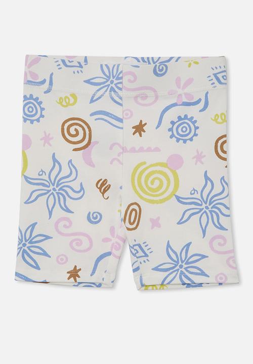 Cotton On - Hailey bike short - vanilla/capri floral