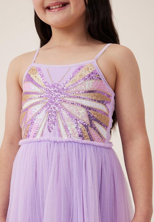 Cotton On - Iris dress up dress - lilac drop/butterfly