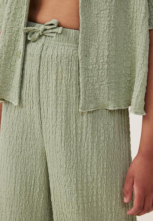 Cotton On - Hallie pant - deep sage
