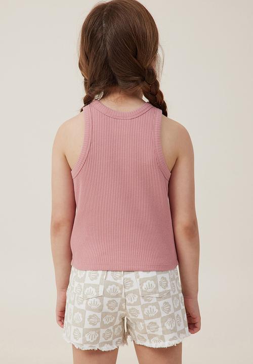 Cotton On - Eleanor tank - clay pigeon