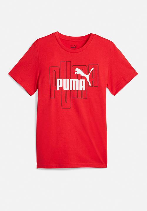 PUMA - Graphics no.1 logo tee b - for all time red