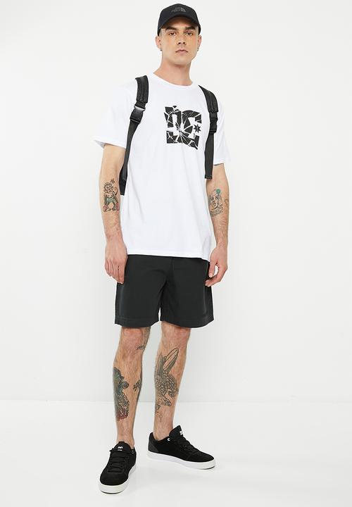 DC - Crushed glass short sleeve - white 