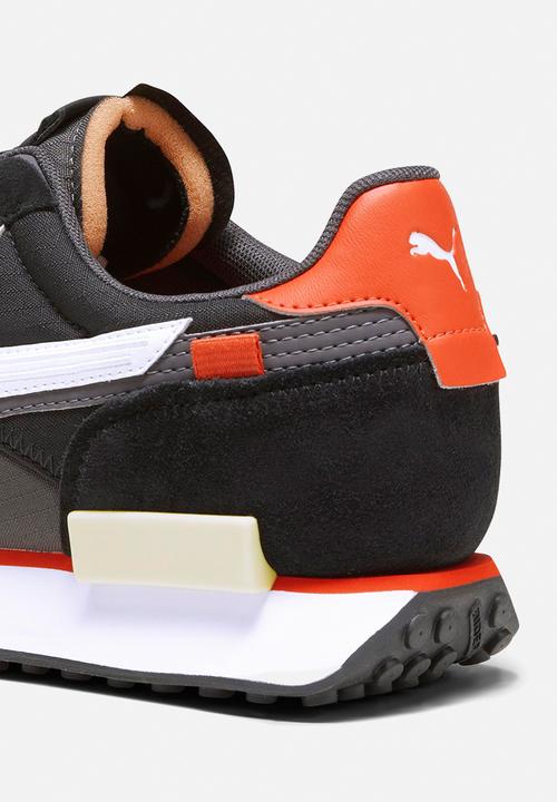 PUMA - Future rider displaced - dark coal-puma white
