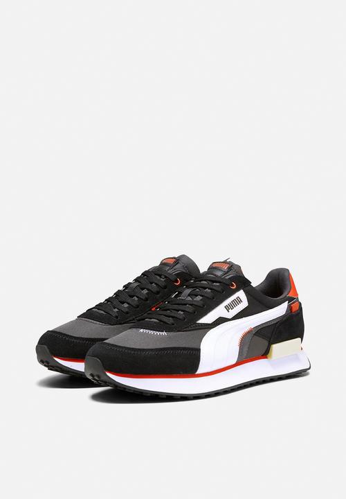 PUMA - Future rider displaced - dark coal-puma white