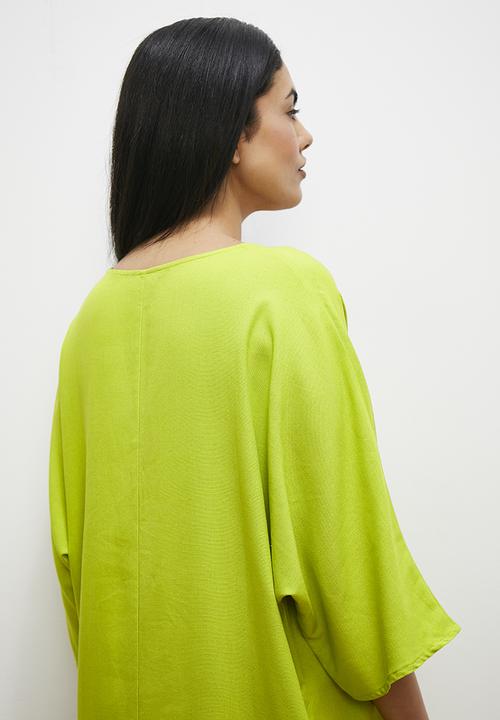 edit - Maxi kaftan dress - lime
