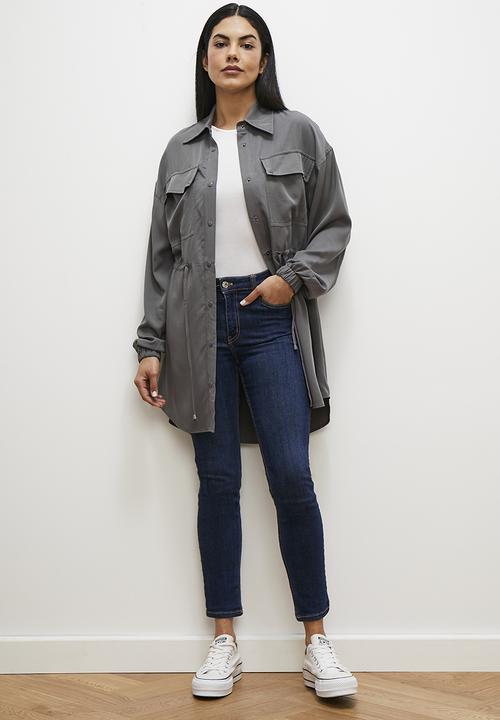 edit - Soft utility jacket - grey