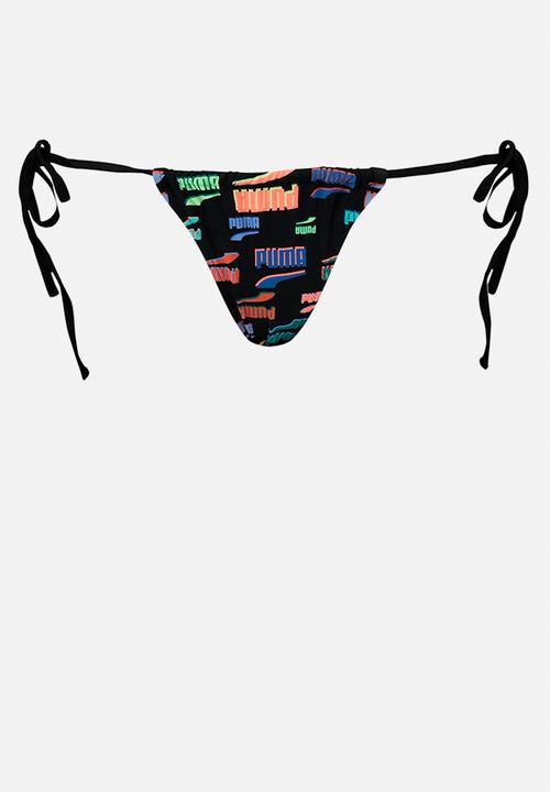 PUMA - Puma swim women side tie tanga string 1p - black combo