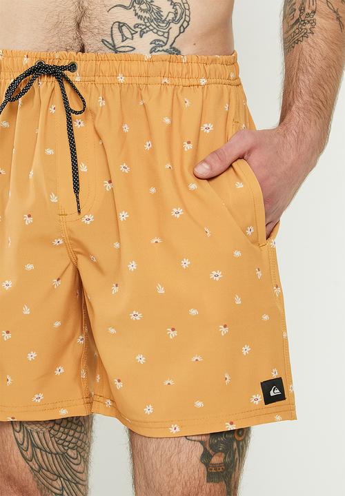 Quiksilver - Re-mix volley 17nb - mustard