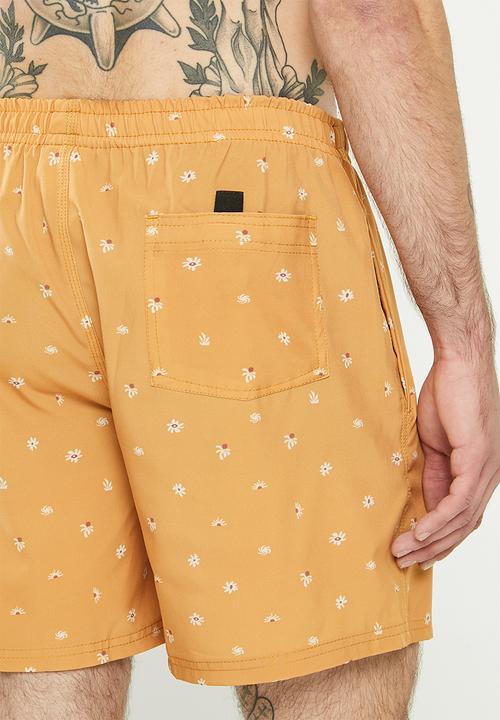 Quiksilver - Re-mix volley 17nb - mustard