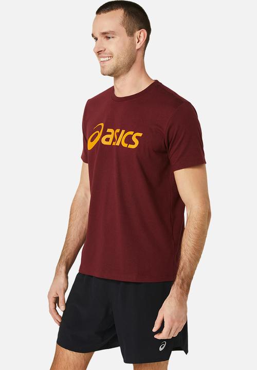 ASICS - Asics big logo tee - dark red