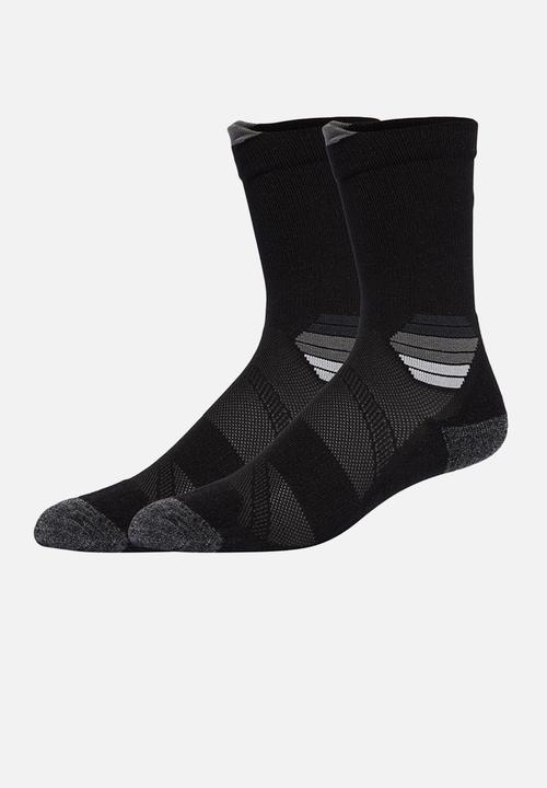 ASICS - Fujitrail run crew sock  - black & grey