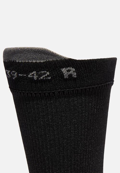 ASICS - Fujitrail run crew sock  - black & grey