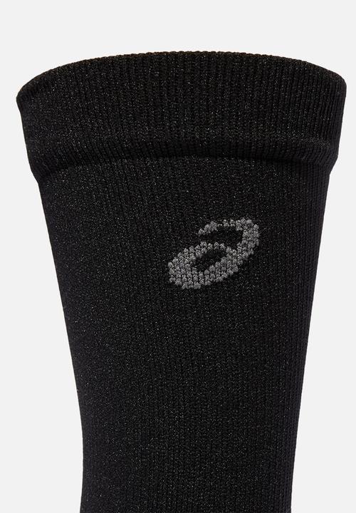 ASICS - Fujitrail run crew sock  - black & grey