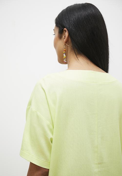 edit - Oversized linen boxy tee - butterfly