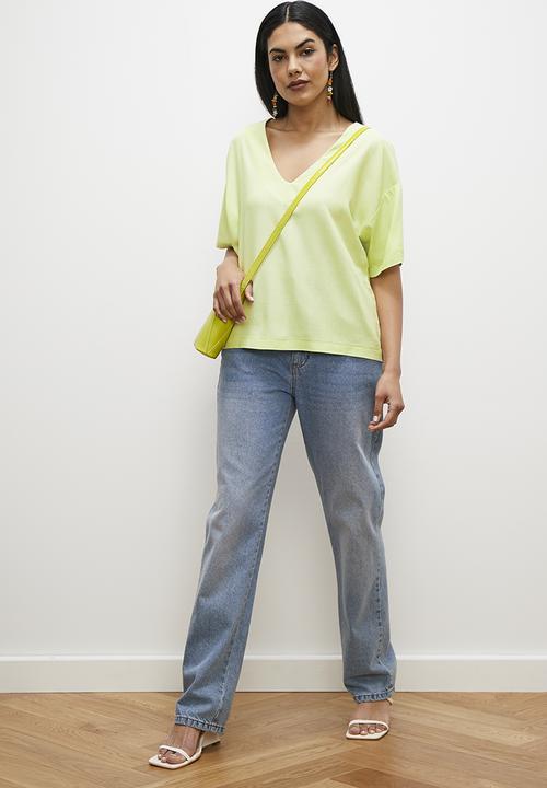 edit - Oversized linen boxy tee - butterfly