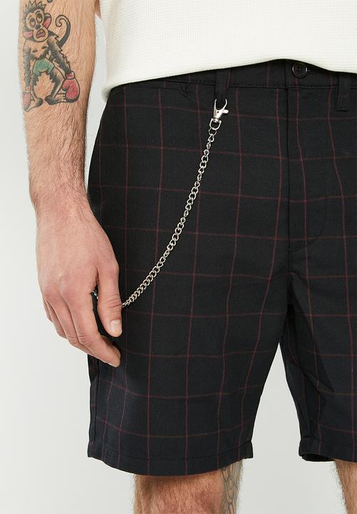 Brave Soul - MSRT-chester - black & burgundy check
