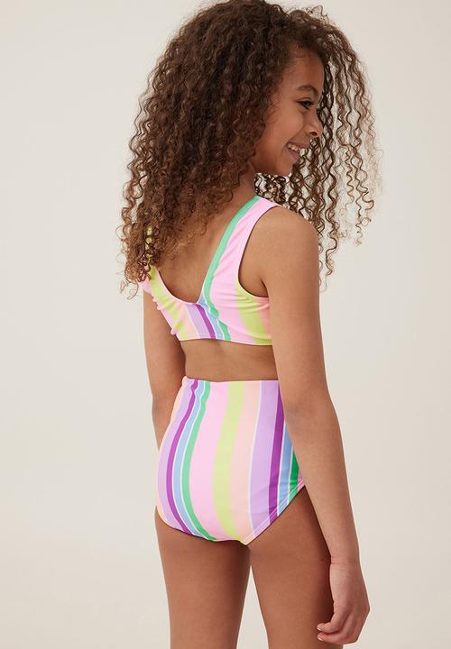 Cotton On - Korra bikini - rio rainbow stripe