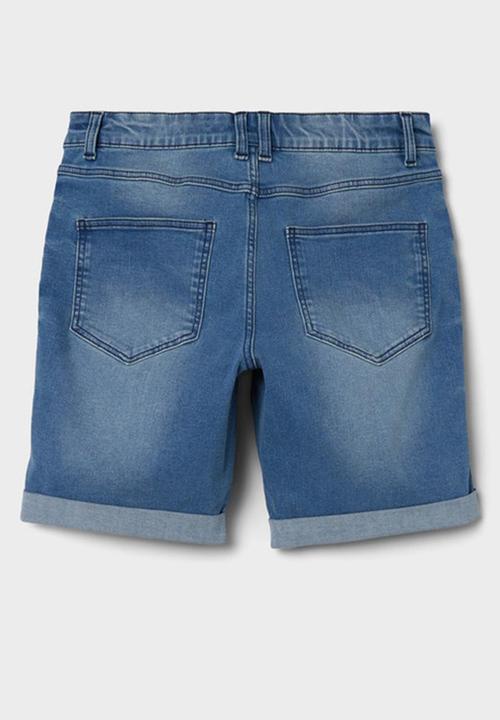 Name It - Nlmtauls dnm reg shorts - light blue denim