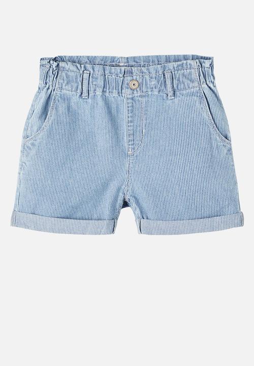 Name It - Nkfbella hw reg dnm shorts 2717-ip - medium blue denim