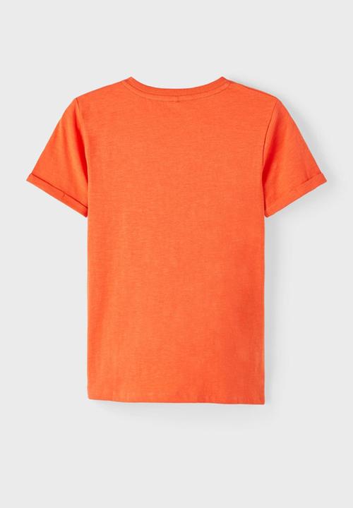 Name It - Nkmblaskika short sleeve top - tigerlily
