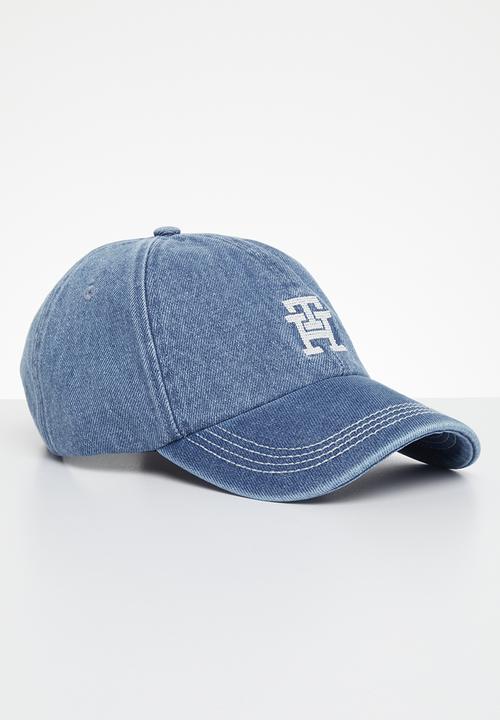 Tommy Hilfiger - Summer denim cap mono - mid denim