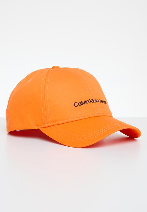 Calvin Klein - Institutional cap - vibrant orange