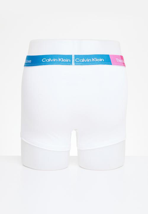 Calvin Klein - Trunk - white w/ shocking blue