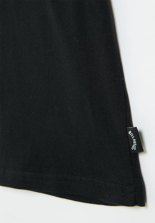 Billabong  - Crayon wave short sleeve - black